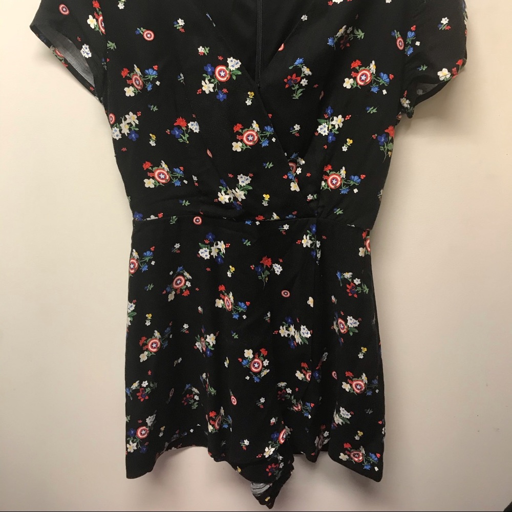 Captain America Marvel Brand Her Universe   romper